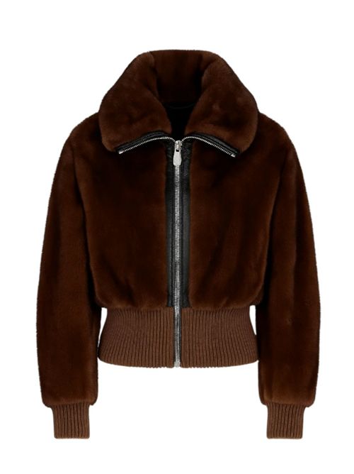 BAGELS BOMBER ASPEN PINKO | 105399.A2PID49 BEIGE - INTENSO
